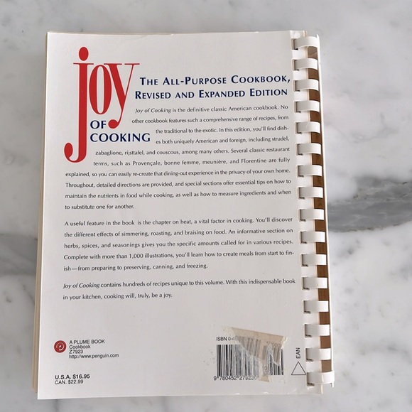 JOY OF COOKING Cookbook by Irma S. Rombauer and Marion Rombauer Becker - Picture 2 of 2
